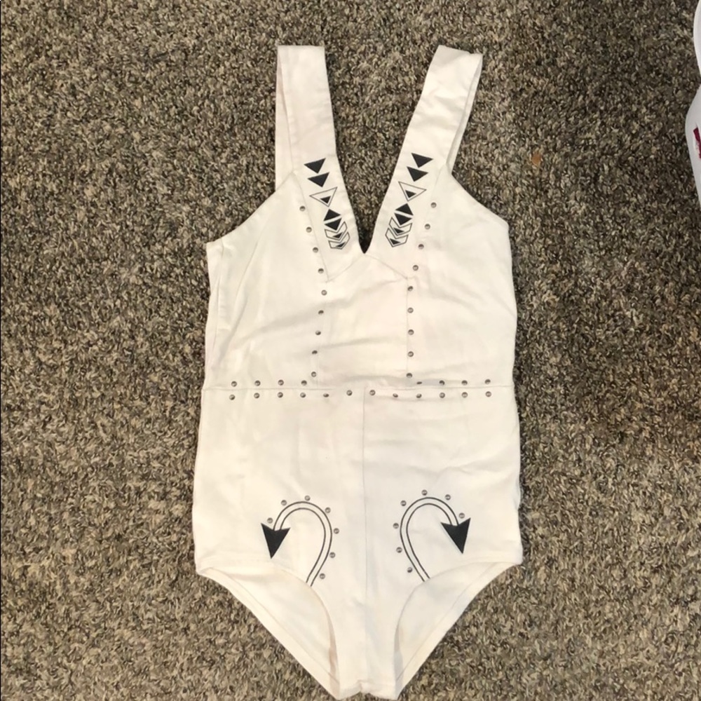 white bodysuit